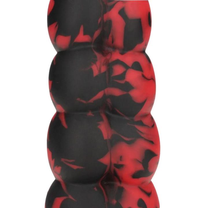 Fantazyjne dildo analne wężowe 37,5 cm - płynny silikon, średnica 5 cm