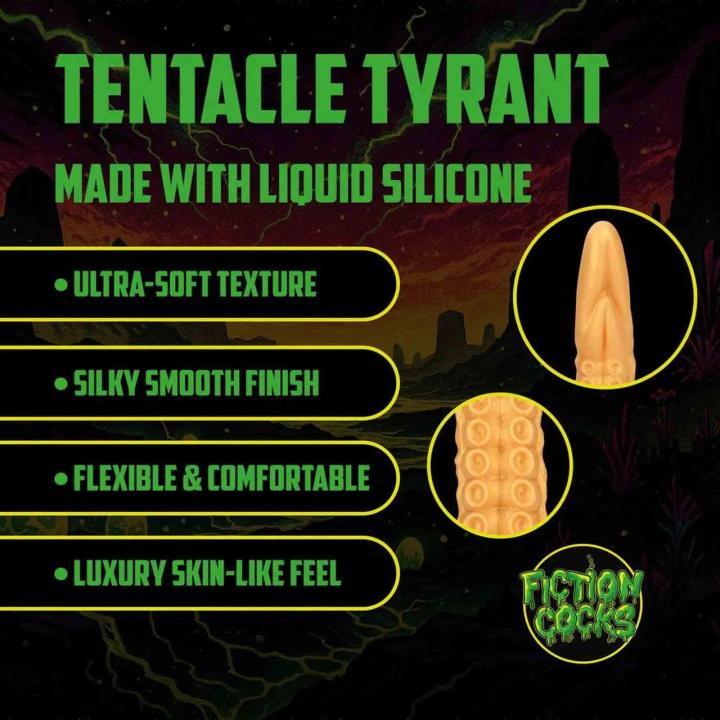 Złote fantazyjne dildo analne 55 cm z płynnego silikonu, elastyczne