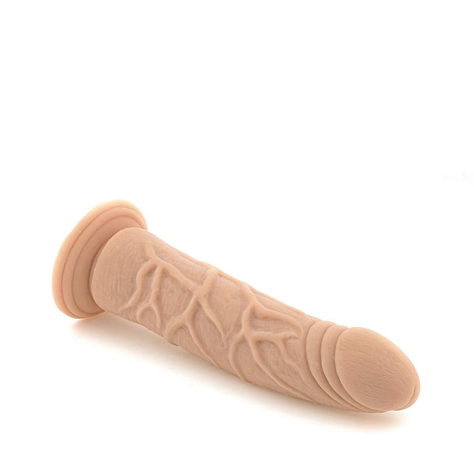 Cieliste dildo Fred wykonane z PVC – 18 cm