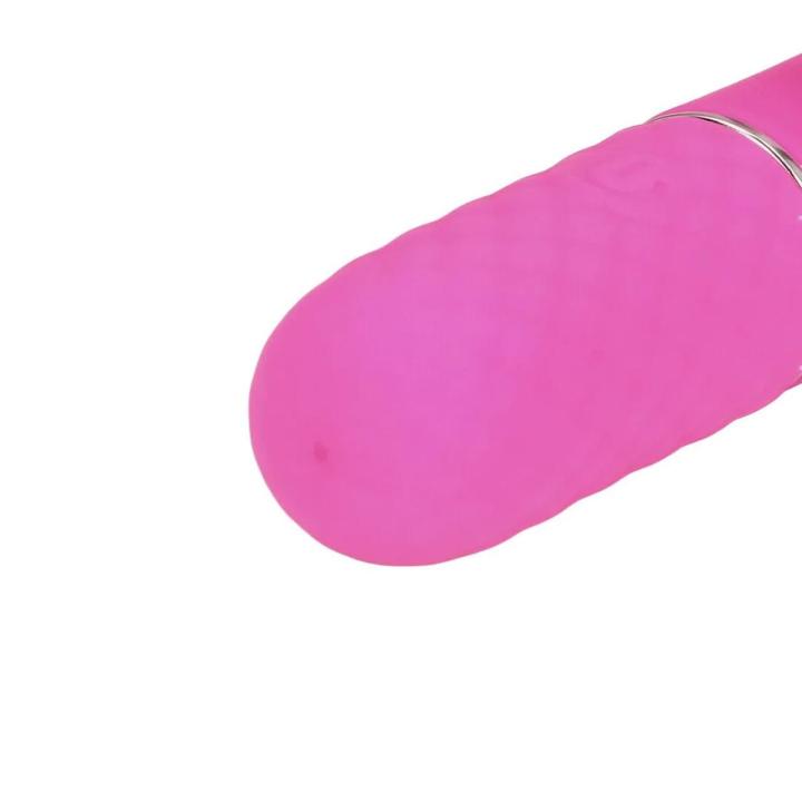 Różowy mini wibrator króliczek 10 trybów – podwójna stymulacja, wodoodporny