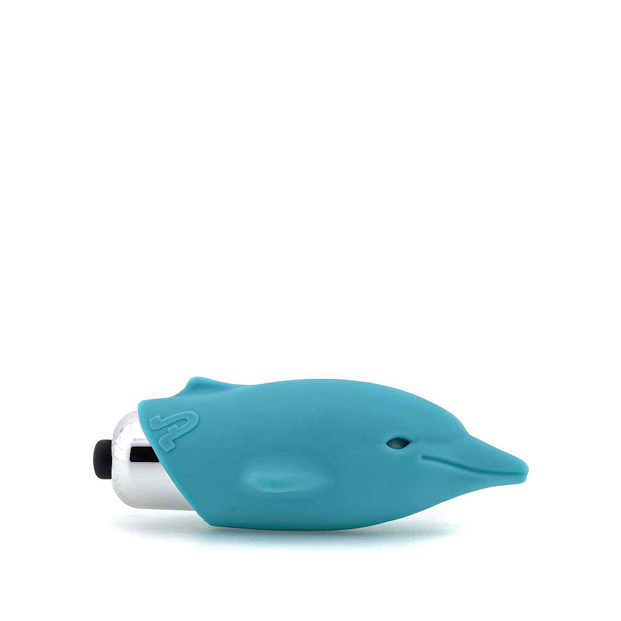 Mały niebieski masażer łechtaczki w kształcie delfina