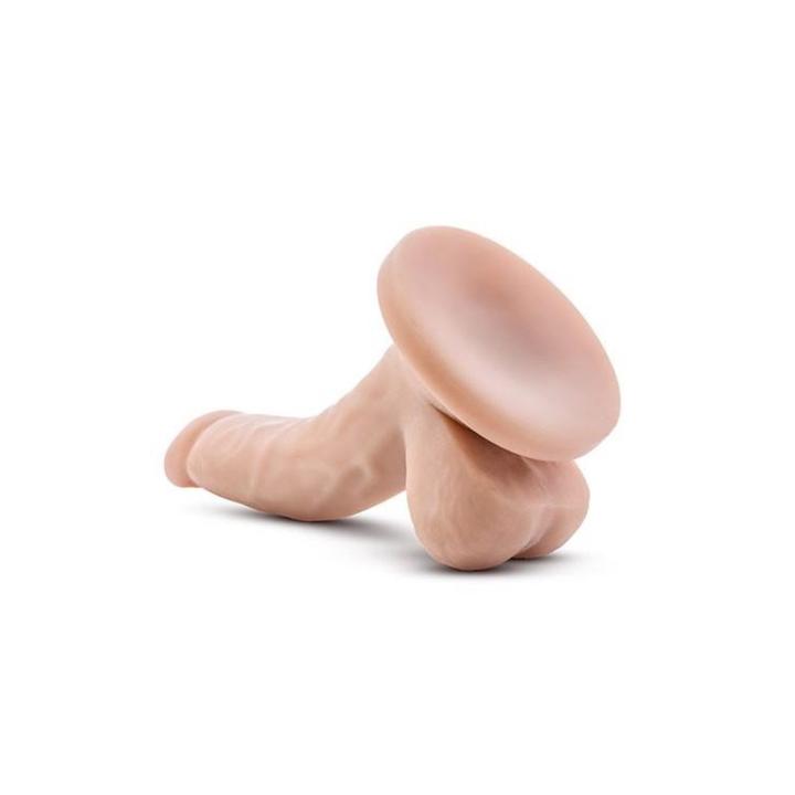 Realistyczne mini dildo 10 cm z przyssawką i żyłkowaniem