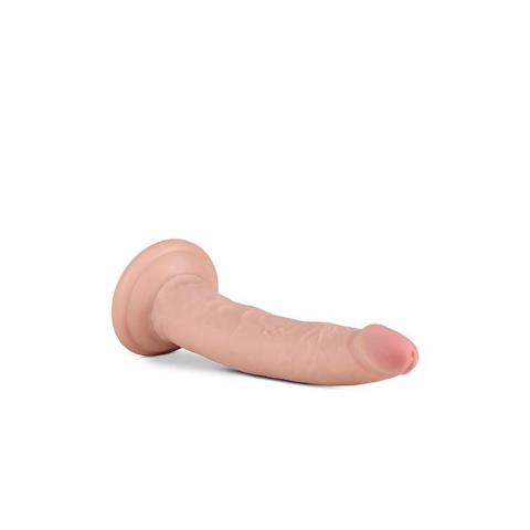 Realistyczne dildo z przyssawką 19 cm – podwójna gęstość, elastyczne