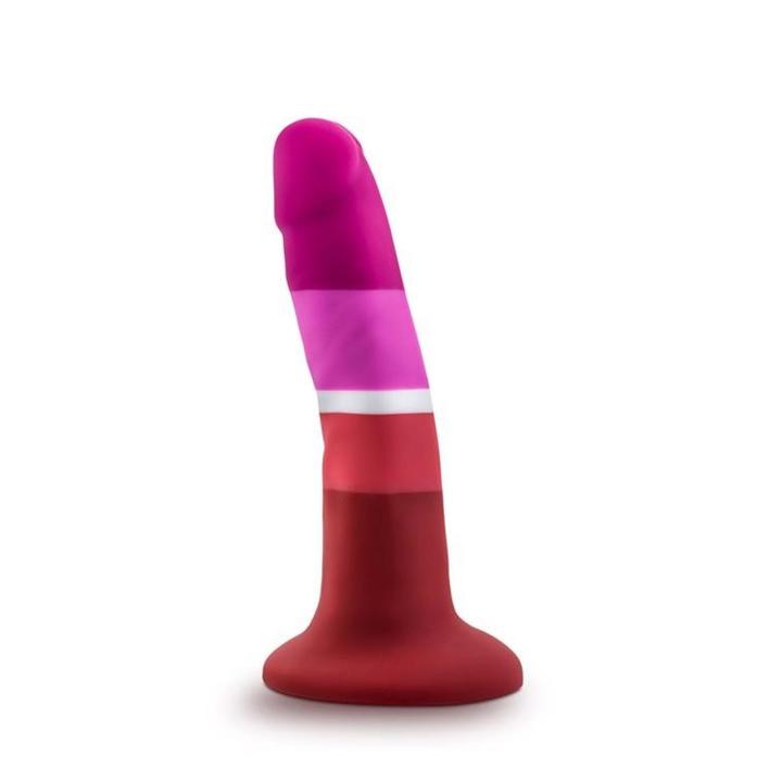 Realistyczne dildo z przyssawką w kolorach pride
