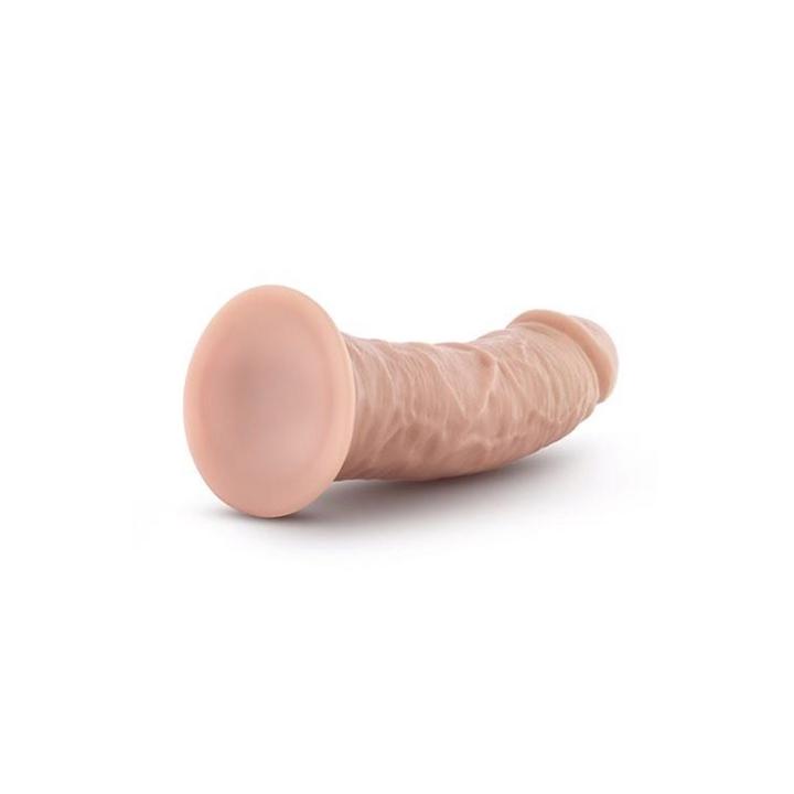 Realistyczne dildo 20,3 cm z przyssawką waniliowe