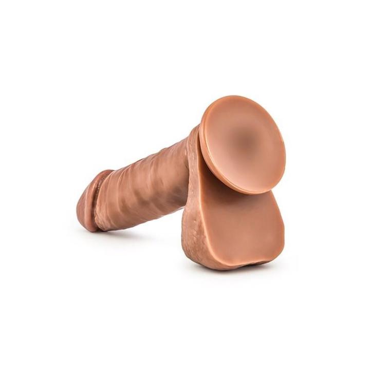 Realistyczne dildo z przyssawką i jądrami do intensywnej stymulacji