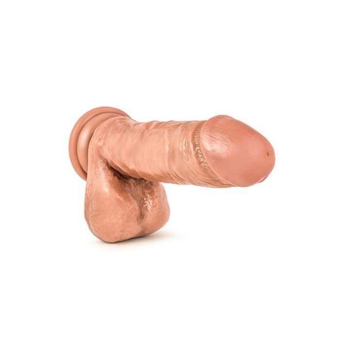 Realistyczne dildo z przyssawką i jądrami do intensywnej stymulacji