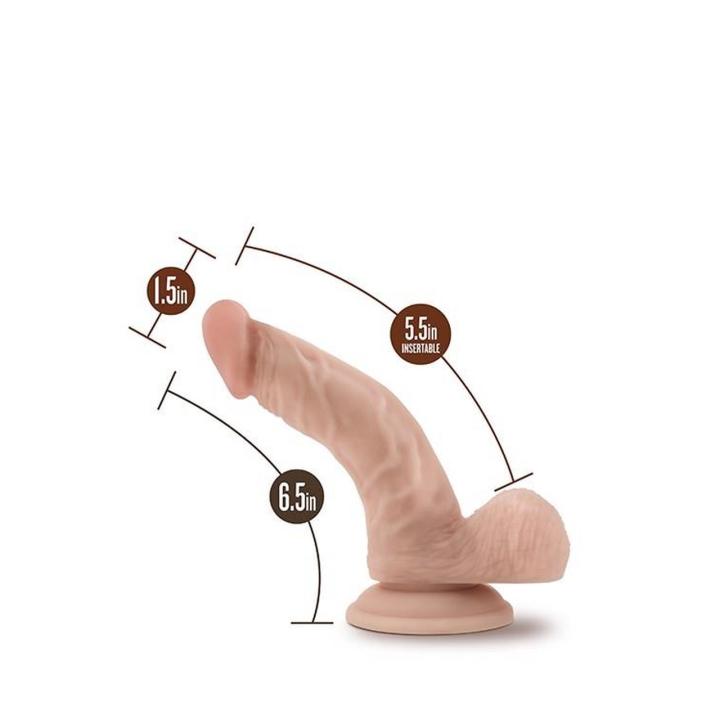 Realistyczne dildo z przyssawką i jądrami – intensywna stymulacja