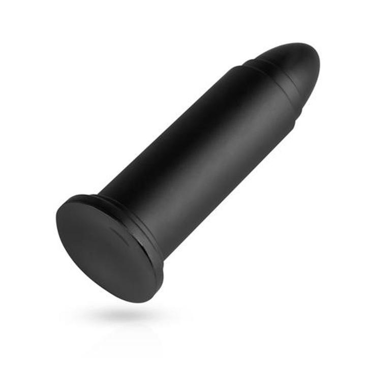 Plug analny XXL czarny 25,6 cm – elastyczny, z szeroką podstawą