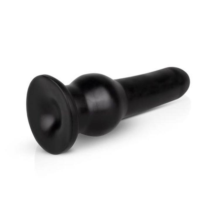 Czarne dildo Waginalno-Analne XL z przyssawką 25,5 cm – dla zaawansowanych