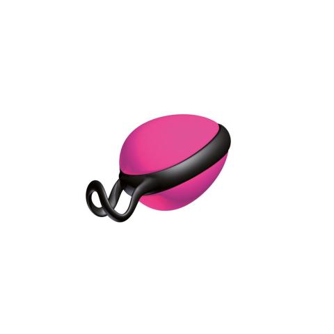 Bezsznurkowe kulki gejszy magenta-czarne do ćwiczeń kegla