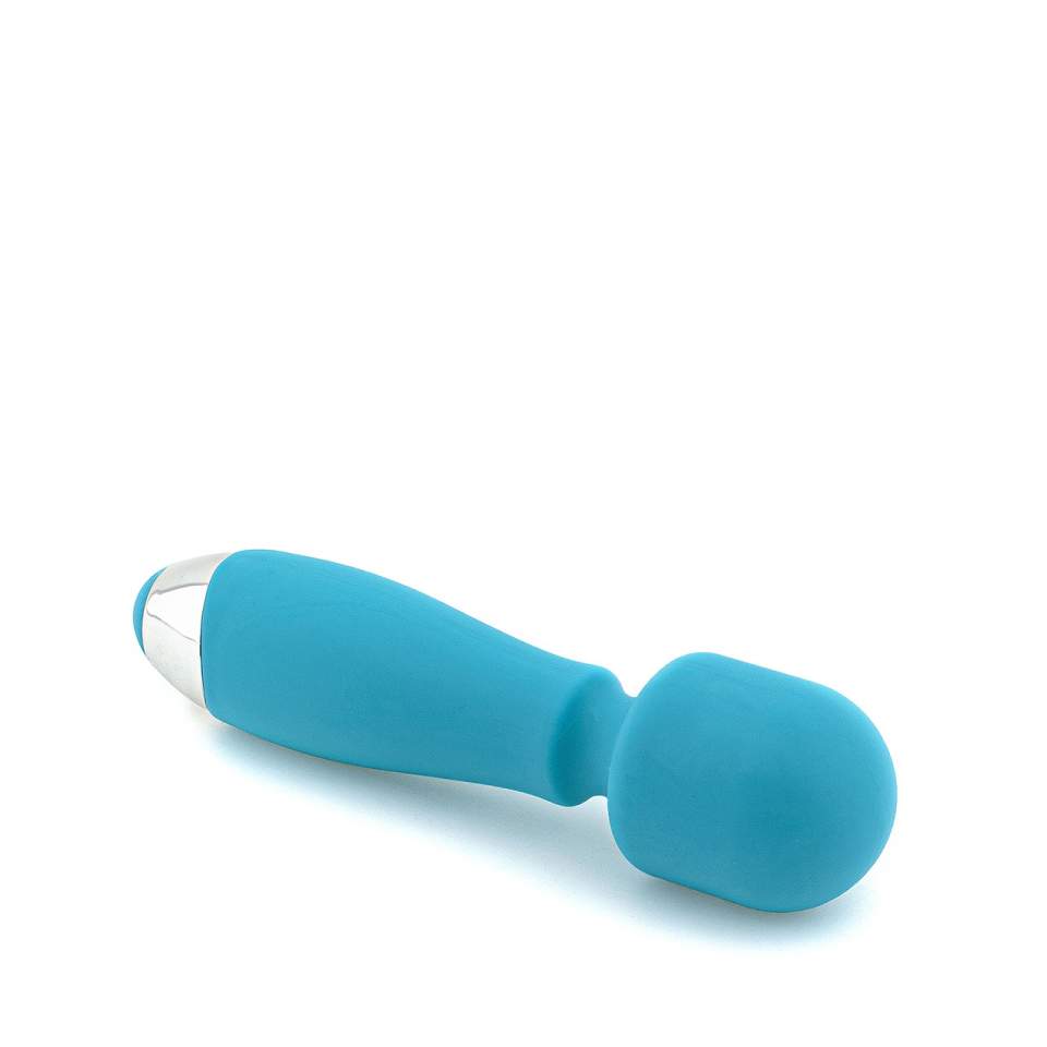 Kompaktowy miętowy masażer łechtaczkowy z silikonu  – 10 trybów wibracji