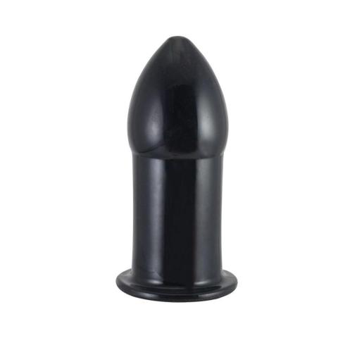 Czarny plug analny XS treningowy z TPE 8,5 cm bez ftalanów