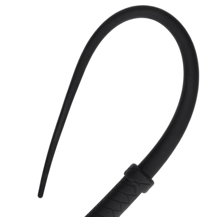Silikonowy pejcz BDSM z ogonami i ergonomicznym uchwytem