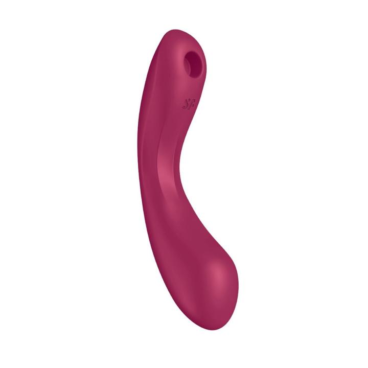 Satisfyer Curvy Trinity 1 Red – wibrator 3w1 Air Pulse i punkt G | Loris.pl