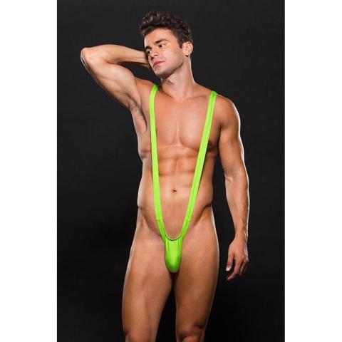 Męska bielizna slingshot zielona – odważny krój