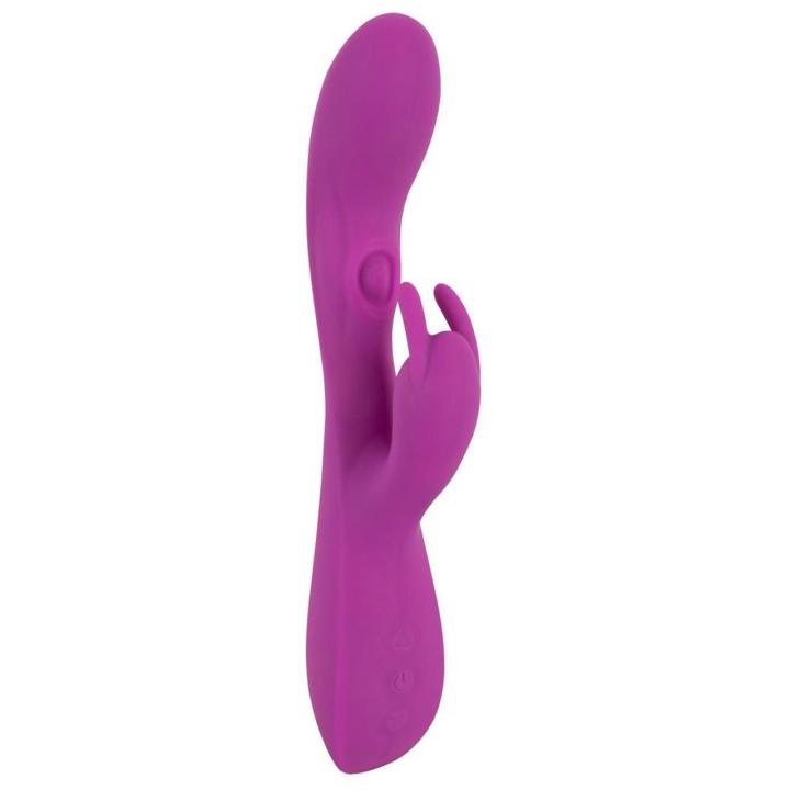 Silikonowy króliczek thumping z pulsowaniem i wibracjami 23,3 cm