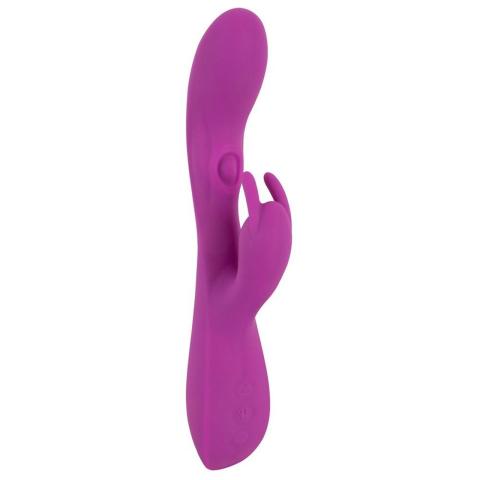 Silikonowy króliczek thumping z pulsowaniem i wibracjami 23,3 cm