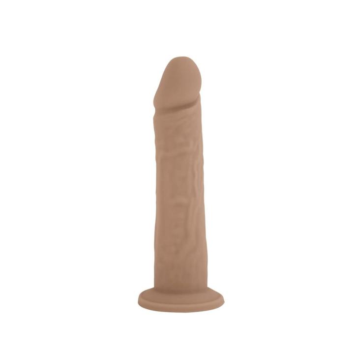 Realistyczne termoaktywne dildo 20,3 cm z ciekłego silikonu z przyssawką
