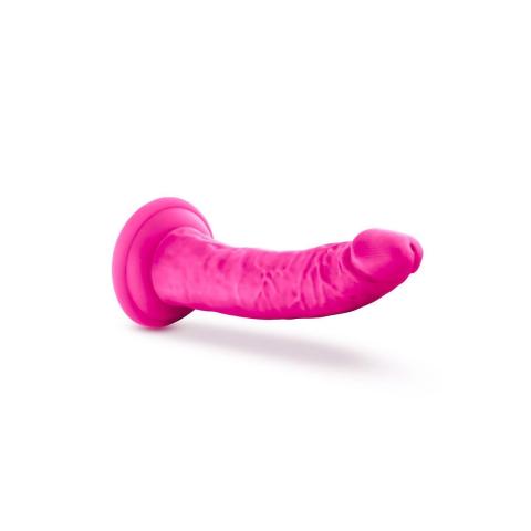 Realistyczne dildo dual density 19 cm z przyssawką i elastycznym trzonem