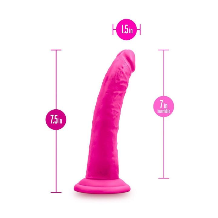 Realistyczne dildo dual density 19 cm z przyssawką i elastycznym trzonem