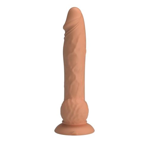 Cielisty realistyczny wibrator z ruchem posuwistym i sterowaniem dotykiem 20,6 cm
