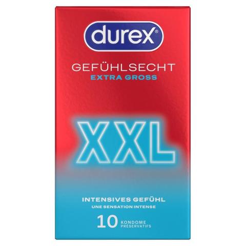 Prezerwatywy XXL 60 mm cienkie przezroczyste z lubrykantem silikonowym 10 szt.