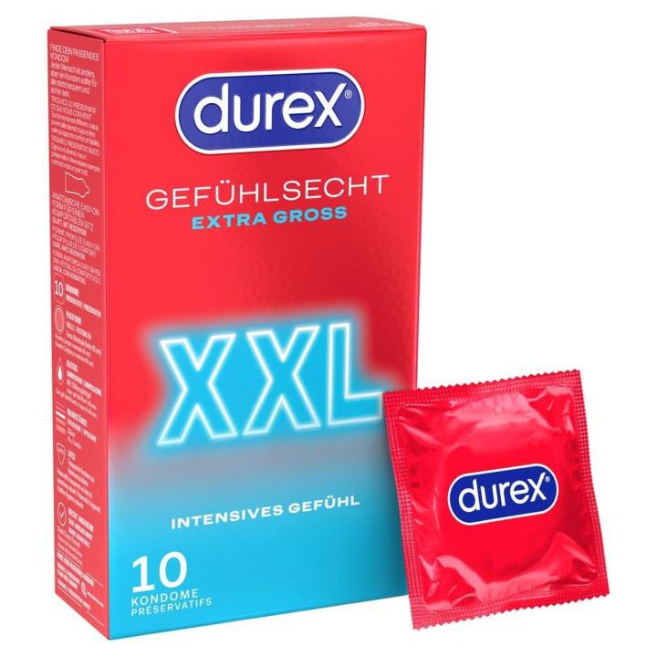 Prezerwatywy XXL 60 mm cienkie przezroczyste z lubrykantem silikonowym 10 szt.