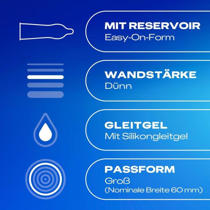 Prezerwatywy ultracienkie XXL 60 mm 10 szt. – anatomiczne i gładkie