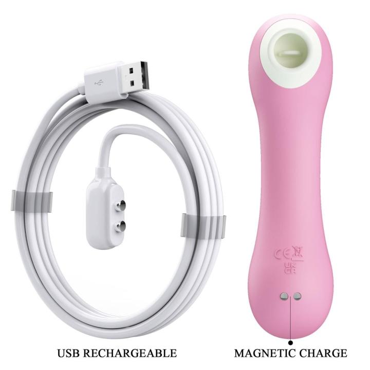Stymulator łechtaczki z pulsacją powietrza USB, 7 trybów