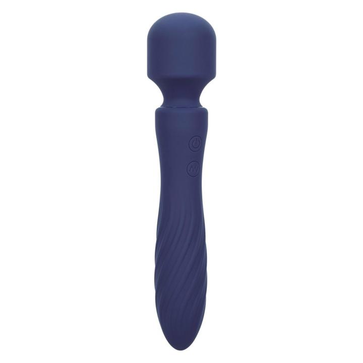 Masażer z 2 silnikami i 12 trybami wibracji IPX7 fioletowy 21,5 cm