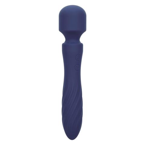 Masażer z 2 silnikami i 12 trybami wibracji IPX7 fioletowy 21,5 cm
