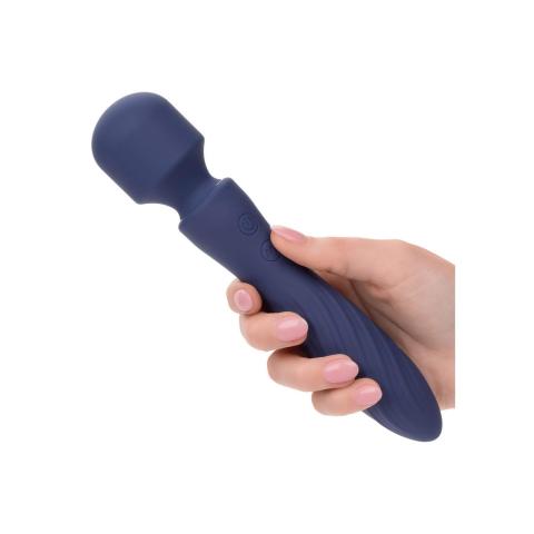 Masażer z 2 silnikami i 12 trybami wibracji IPX7 fioletowy 21,5 cm
