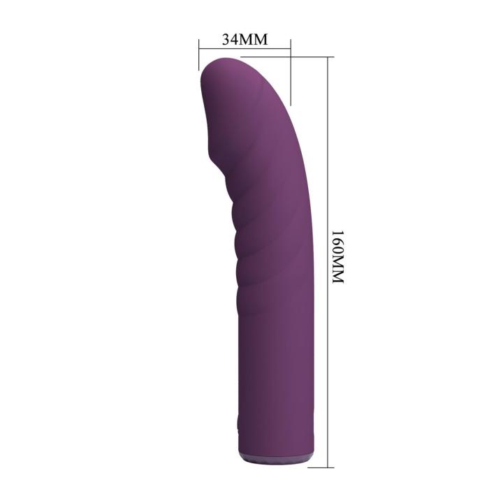 Wibrator punktu g 16 cm z 10 trybami, silikonowy, ładowanie magnetyczne