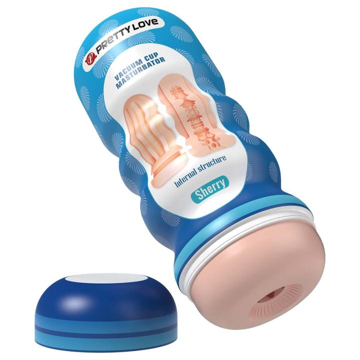 Masturbator z efektem podciśnienia 18 cm – wkładka TPE, obudowa ABS