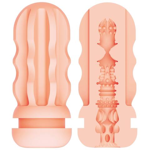 Masturbator z efektem podciśnienia 18 cm – wkładka TPE, obudowa ABS