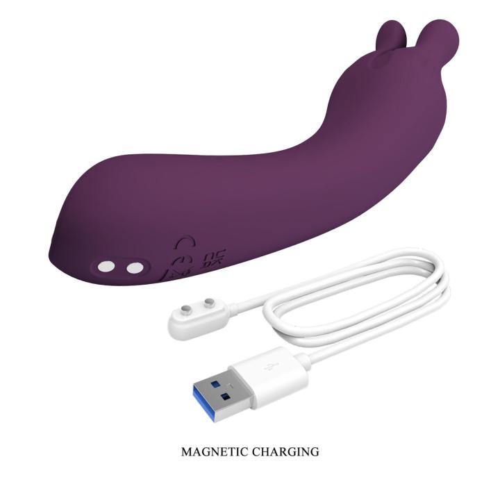 Stymulator łechtaczki 10 trybów wibracji silikonowy ładowany USB