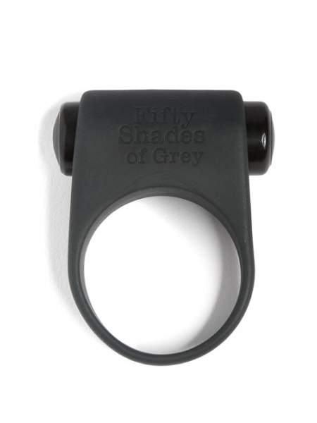 Wibrujący pierścień erekcyjny Fifty Shades of Grey – Feel it, baby!
