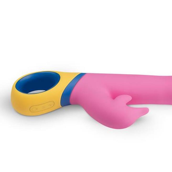 Wielokolorowy króliczek rotacyjny 23 cm z 3 silnikami, wodoodporny, USB