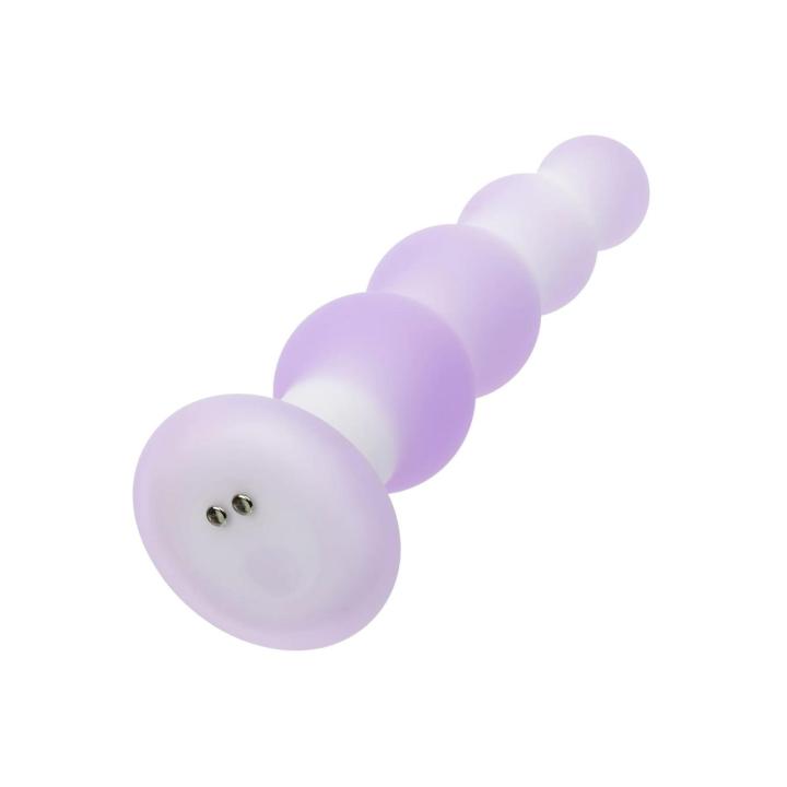 Zakrzywiony stymulator z kulkami, 10 trybów wibracji, wodoodporny IPX7