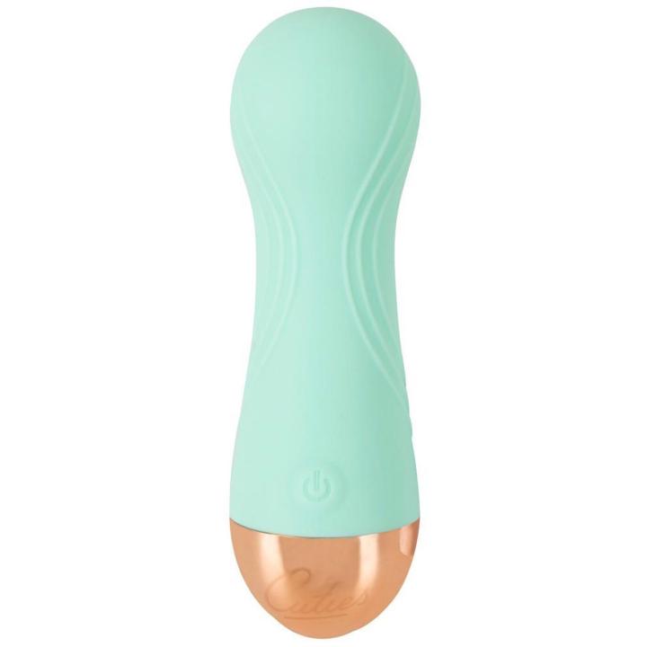 Miękki mini wibrator Dual Density zielony 12 cm – 10 trybów, wodoodporny