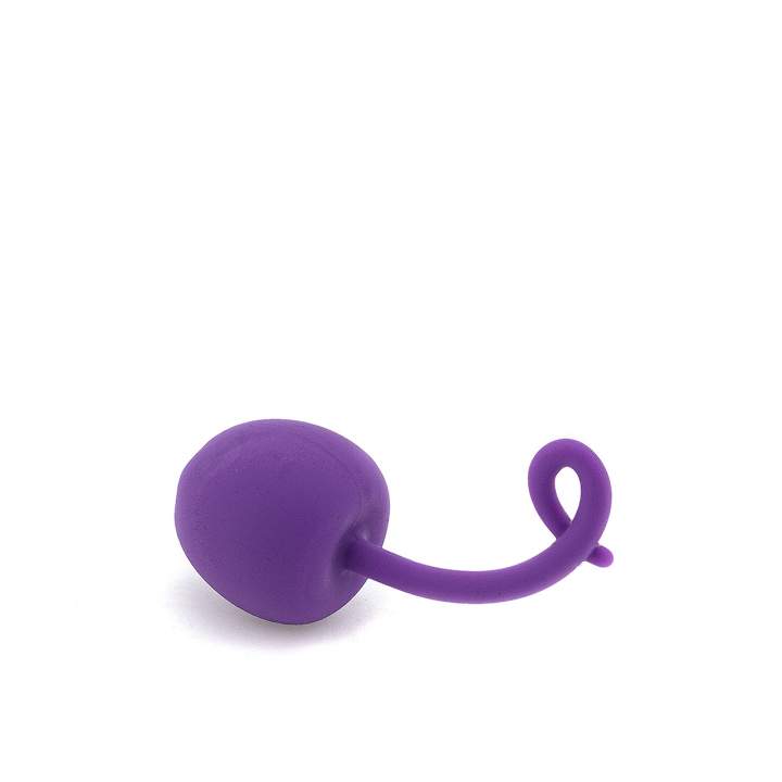 Fioletowa silikonowa kulka gejszy w kształcie wiśni – 58 g