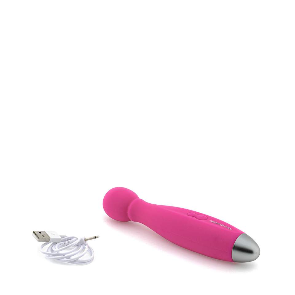 Różowy silikonowy masażer łechtaczki - 9 funkcji wibracji