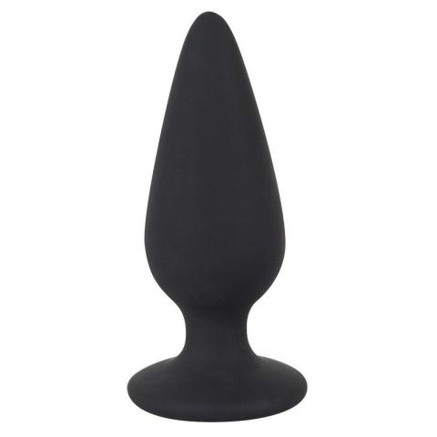 Plug analny z obciążeniem 40 g S 7,8 cm – miękki, stożkowy, czarny