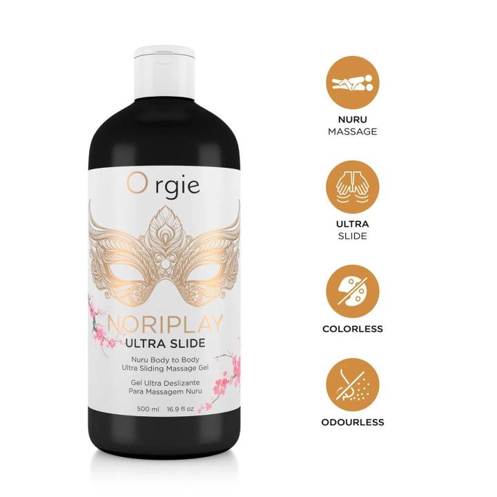 Żel do masażu nuru ultra śliski 500 ml z ekstraktem z wodorostów
