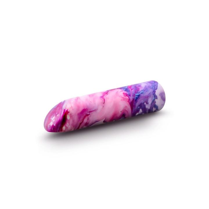 Liliowy mini wibrator 10,1 cm z 10 trybami, wodoodporny IPX7, USB