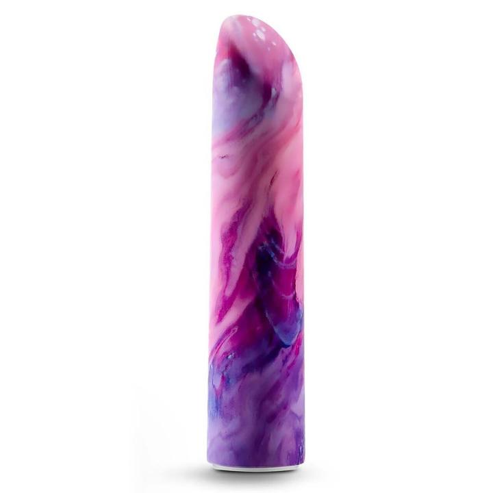 Liliowy mini wibrator 10,1 cm z 10 trybami, wodoodporny IPX7, USB
