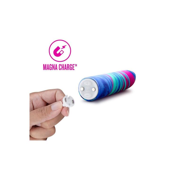 Mini wibrator 10 cm wodoodporny IPX7 – 10 trybów i ładowanie magnetyczne USB