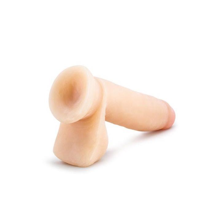 Realistyczne dildo 17,5 cm z cyber skóry cieliste elastyczne