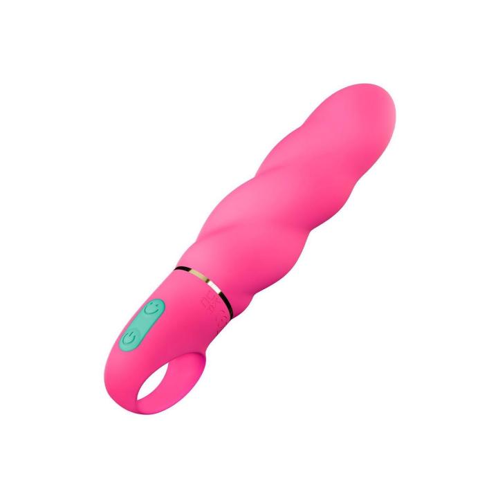 Wibrator do punktu G fuksja wodoodporny IPX7, 10 trybów, ładowanie USB